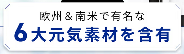 6種類の元気素材