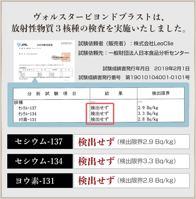 検出されていない